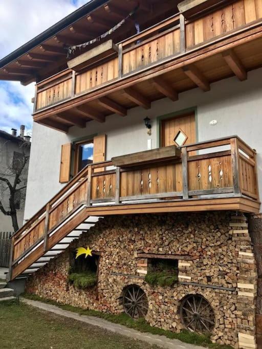 ディマーロCasa Dello Sportivo - Val Di Sole Trentinoアパートメント エクステリア 写真